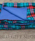 Royal Blue Maasai Blanket with Light Fleece
