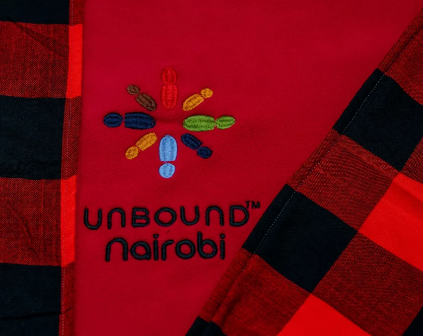 Branded Heavy Fleece Maasai Blanket