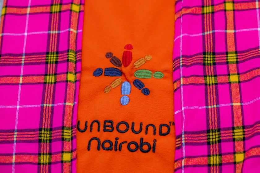 Branded Heavy Fleece Maasai Blanket - Image 4