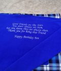 A Personalised Birthday Light Fleece Blanket