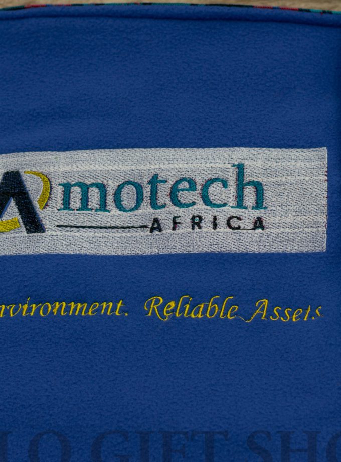 Amotech Branded Maasai Blanket with Light Fleece