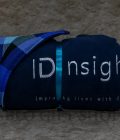 Blue Branded Corporate Maasai Shuka with Light Fleece Blanket