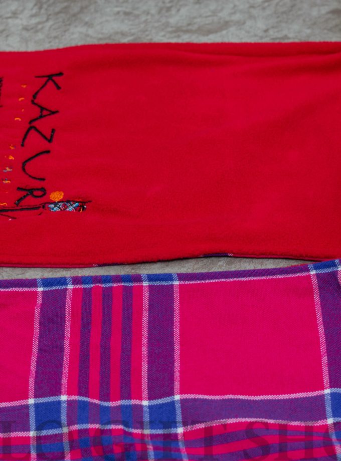 Branded Maasai Fleece Scarf