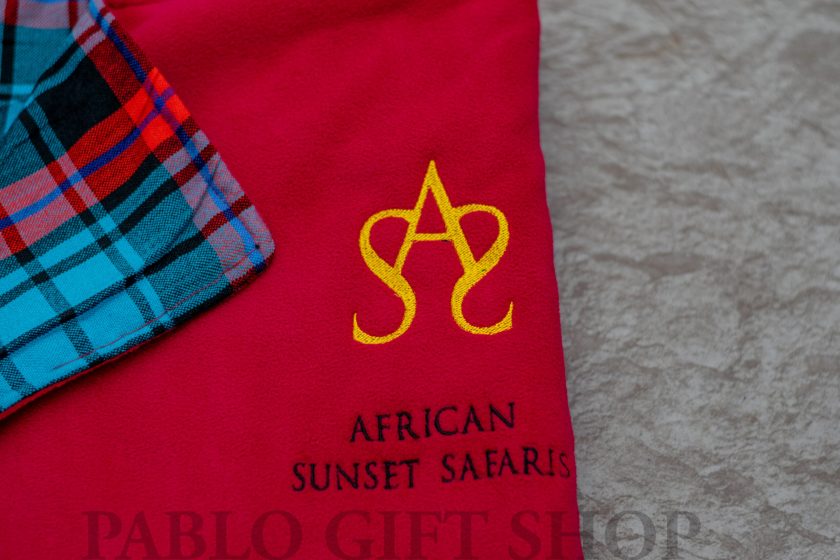 Corporate Gift- Personalized Red Light Fleece Blanket