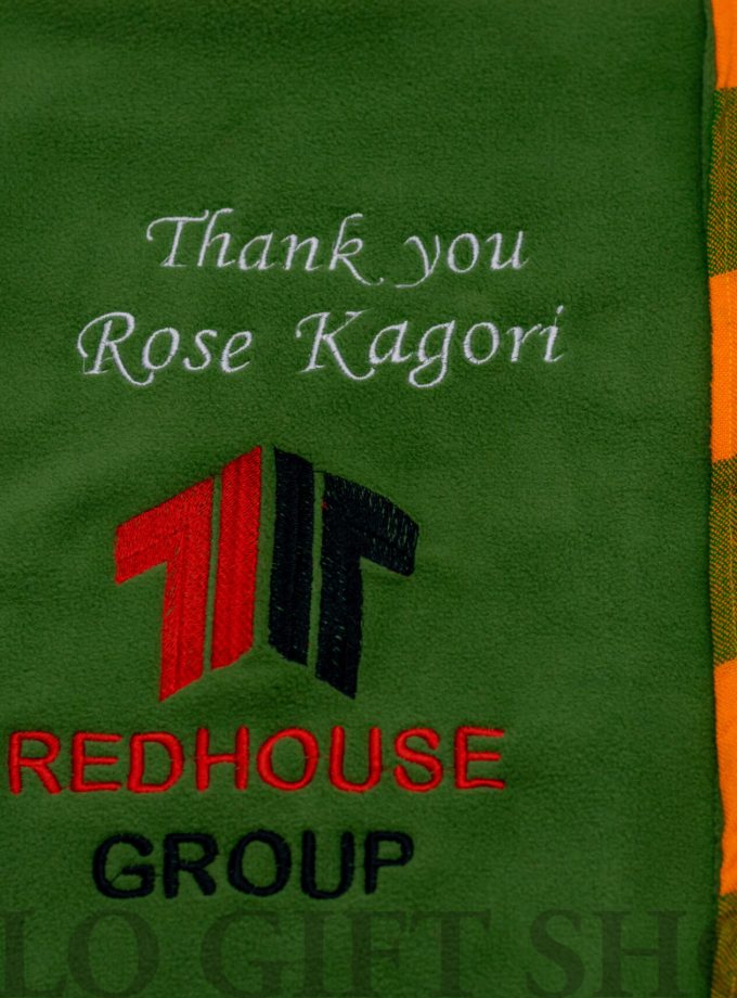Customized Green Fleece Blanket