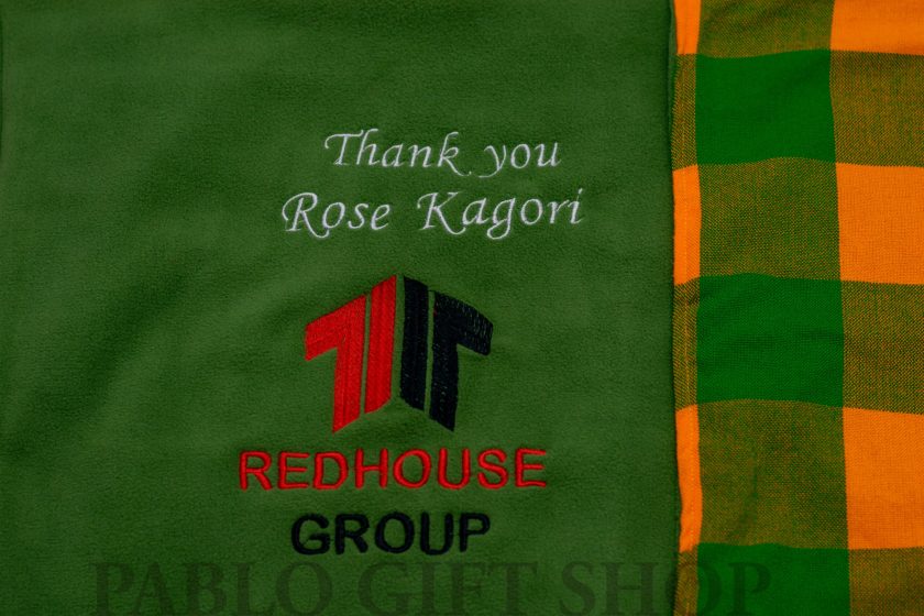 Customized Green Fleece Blanket
