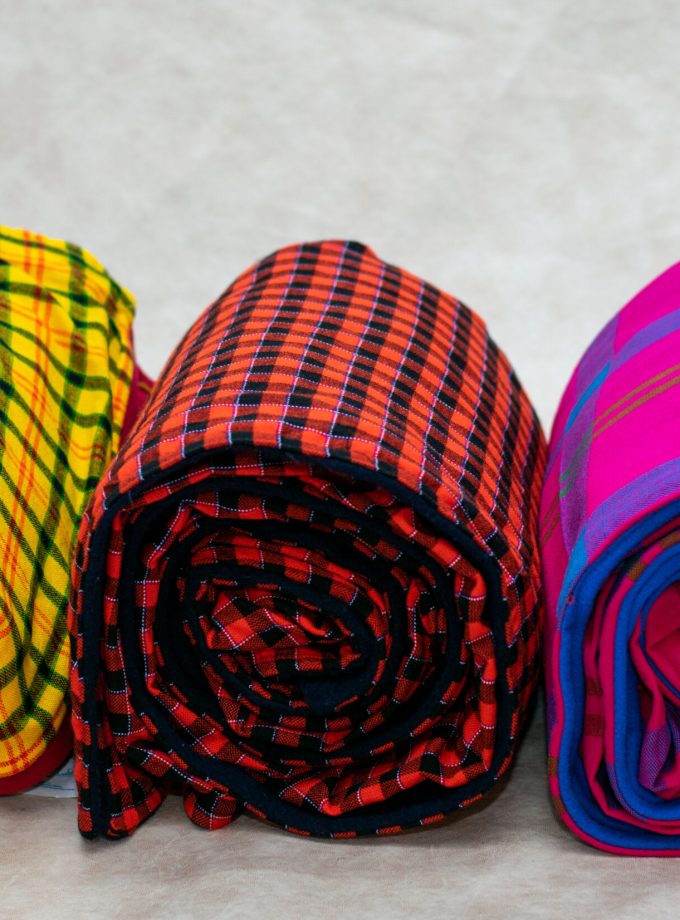 Multi-Coloured Blankets with Light Fleece