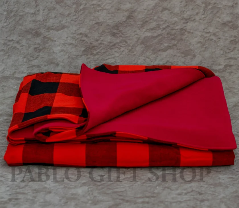Branded Heavy Fleece Maasai Blanket - Image 2