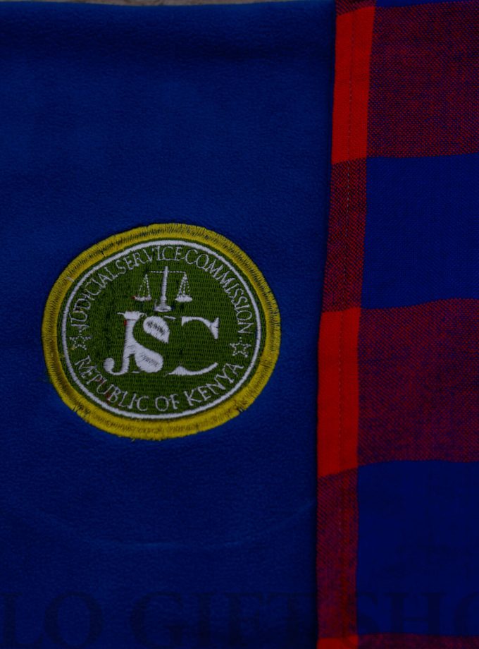 Branded Light Fleece Maasai Blanket