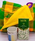 Light Fleece Blanket, Stir Me Tea and a Mug