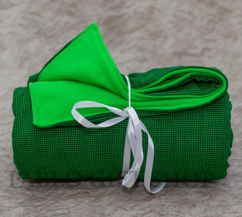 Green Maasai Light Fleece Throw