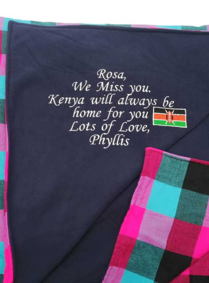 Maasai Fleece Blanket – Souvenir