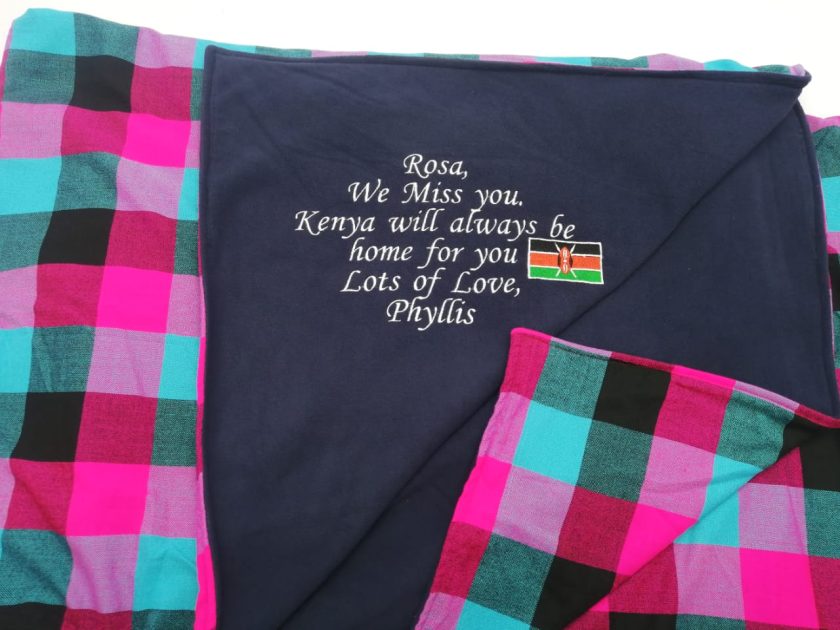 Maasai Fleece Blanket – Souvenir