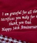 Maroon Branded Maasai Shuka with Light Fleece Blanket