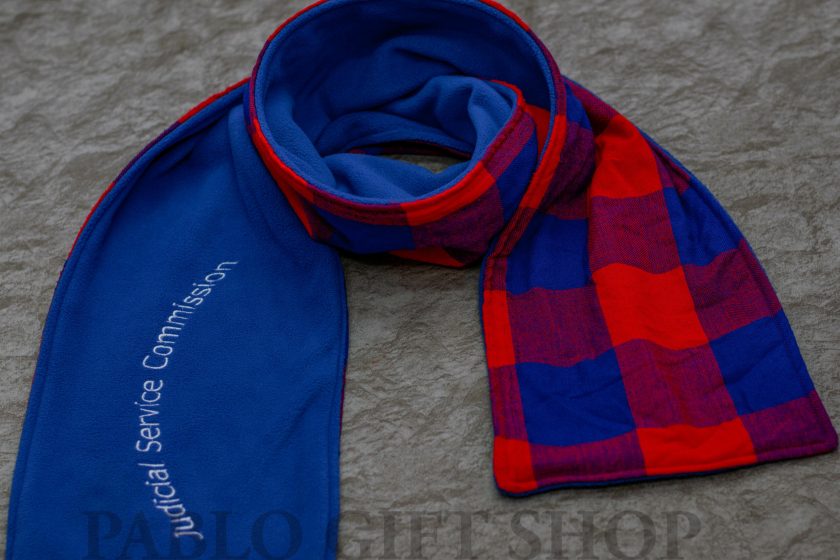 Personalized Yellow Checked Maasai Scarf - Image 4