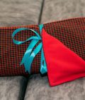 Simple Warm Cozy Maasai Blanket with Light Fleece