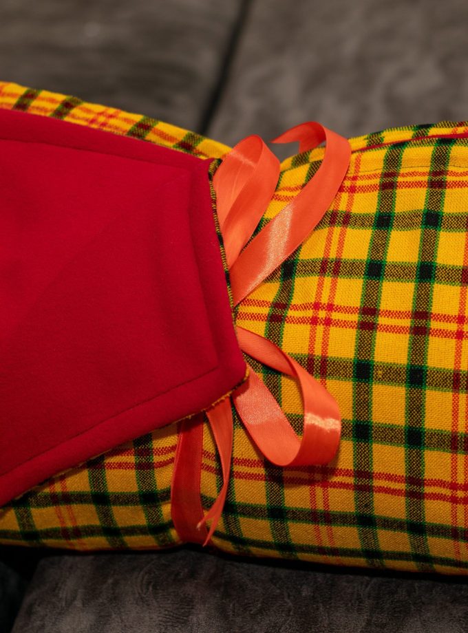 Yellow and Red Comfy Light Fleece Blanket